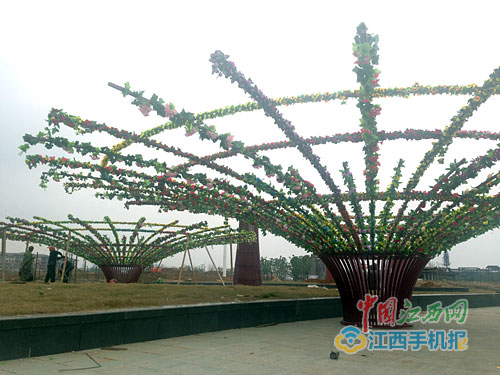 花博園大概模樣已經出來了 明年4月正式開園