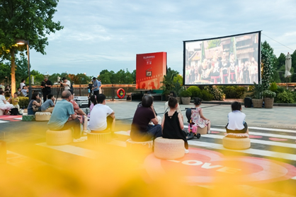 上海國際電影節(jié)露天放映。主辦方供圖