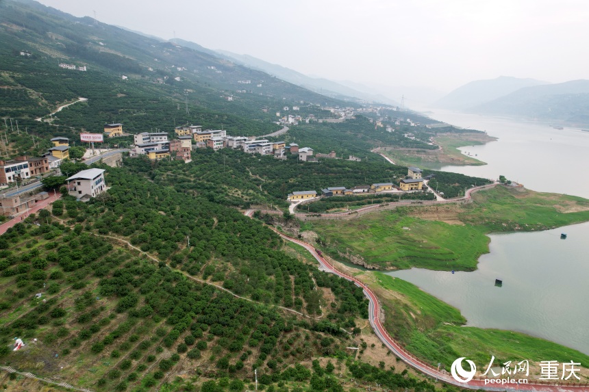 豐都縣安坪鎮(zhèn)三沱村。人民網(wǎng)記者 劉政寧攝