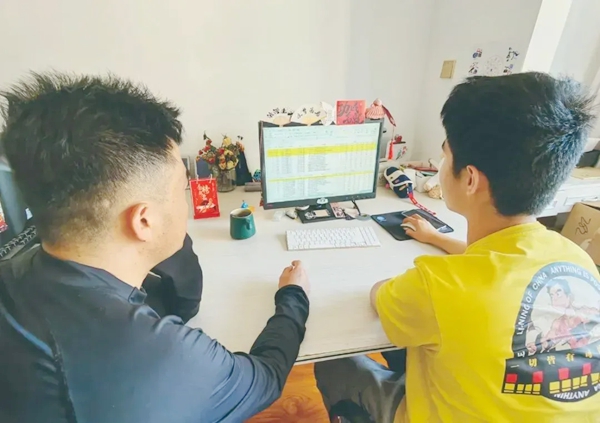 一起上課的畫面。北京航空航天大學(xué)供圖